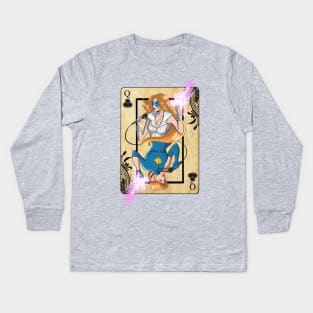 Disco Dazzler Queen of Clubs Kids Long Sleeve T-Shirt